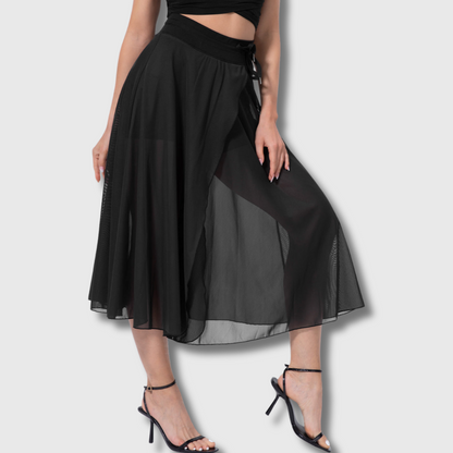 Emily | Hochtaillierter 2-in-1 Rock aus Premium-Stoff