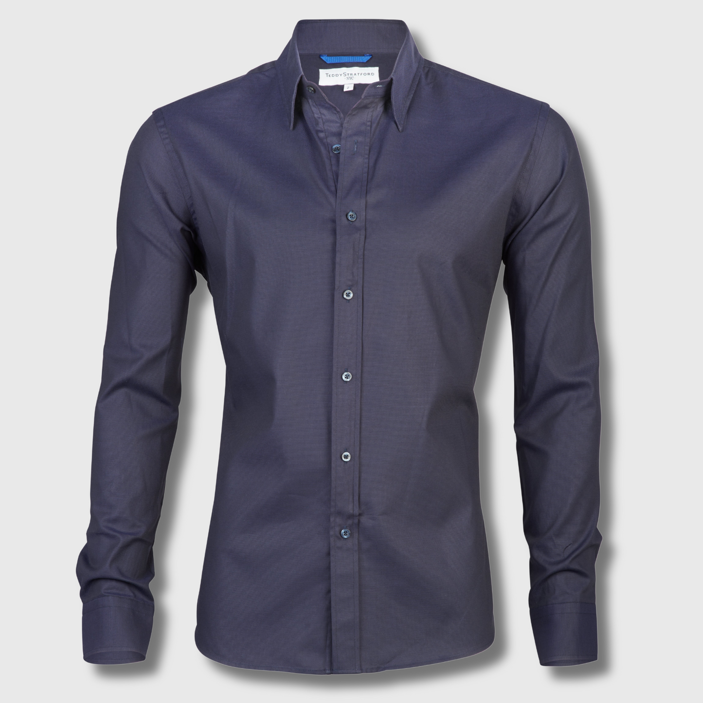 Omar | Herrenhemd mit verdecktem Reißverschluss aus Premium-Baumwolle