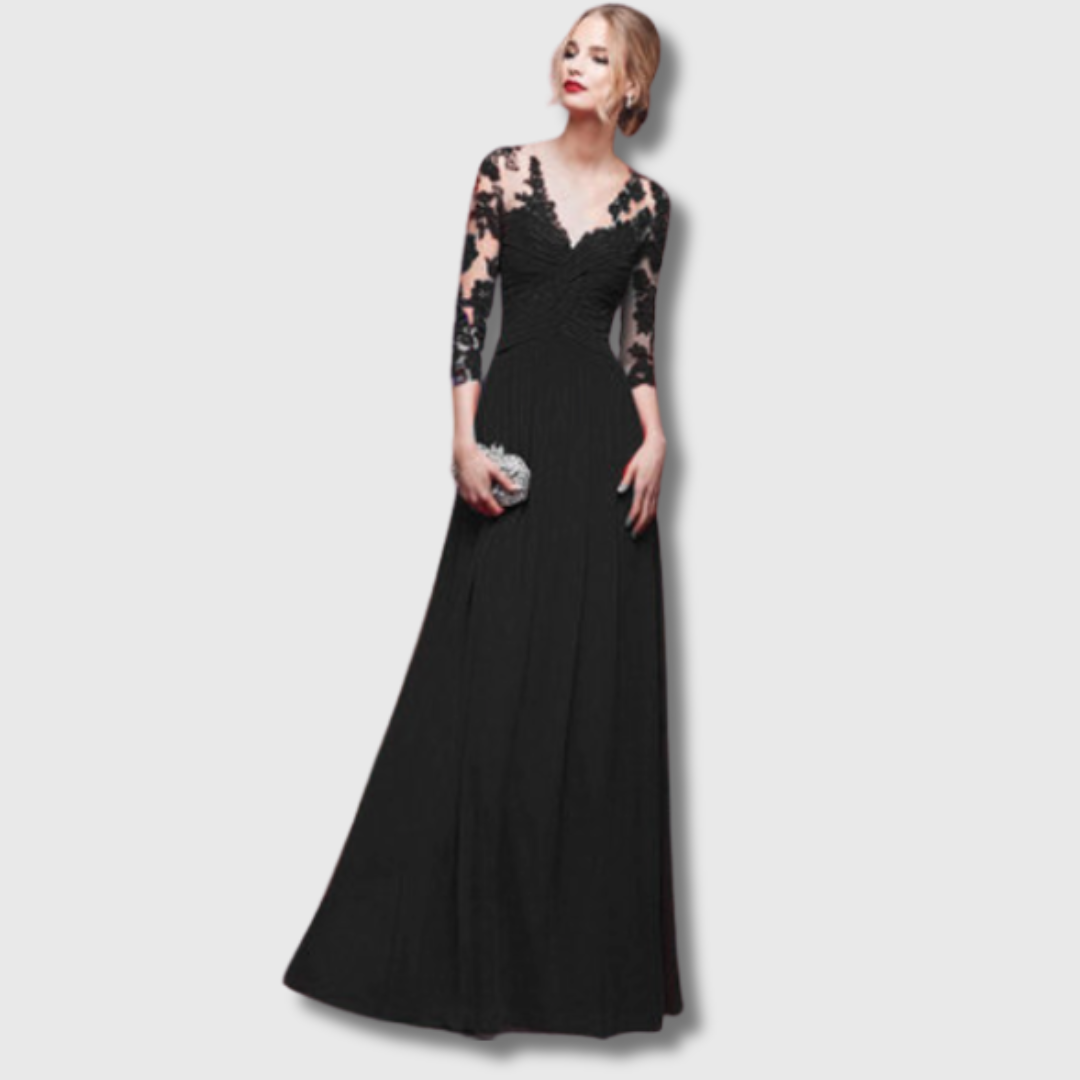 Anna | Elegantes Maxikleid aus Premiumstoff für besondere Anlässe