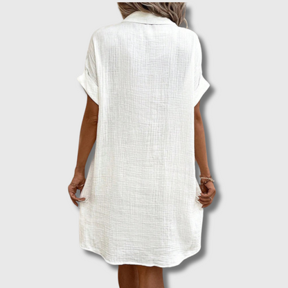 Olivia | Hemdkleid aus Premium-Baumwolle für stilvolle Alltagslooks
