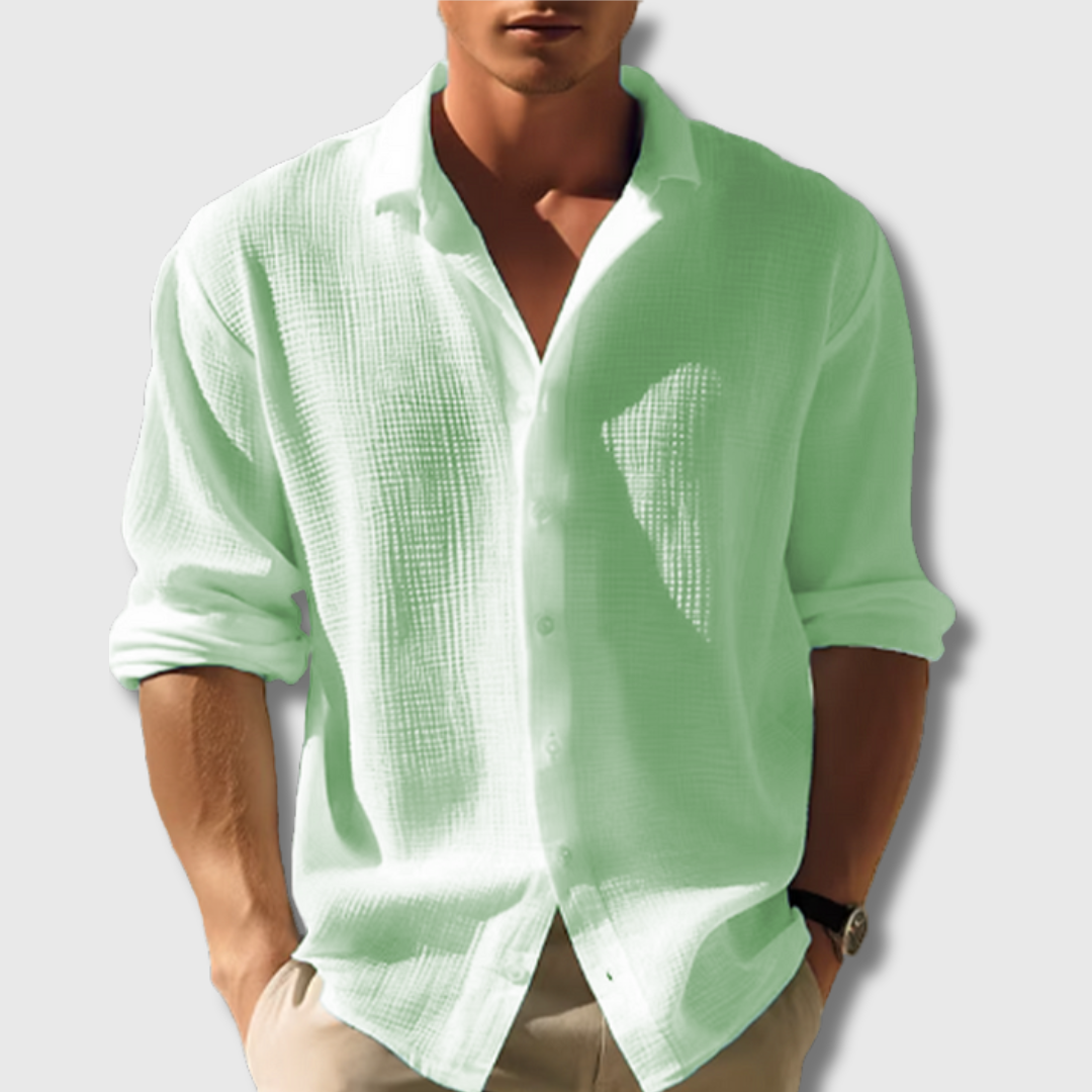 Noah | Sommerliches Button-Down-Hemd aus Premiumstoff