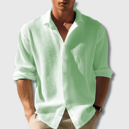 Noah | Sommerliches Button-Down-Hemd aus Premiumstoff