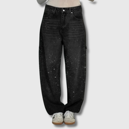 Emma | Jeans mit funkelnden Strasssteinen für einen glamourösen Look