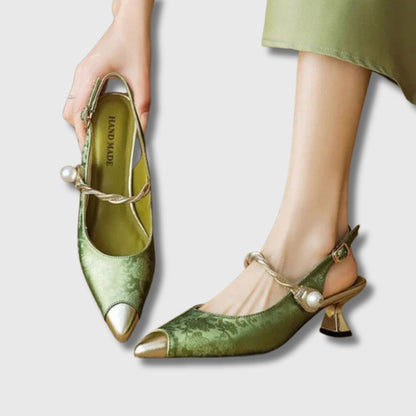 Lily | Sandalen mit edlem Satin für elegante Auftritte