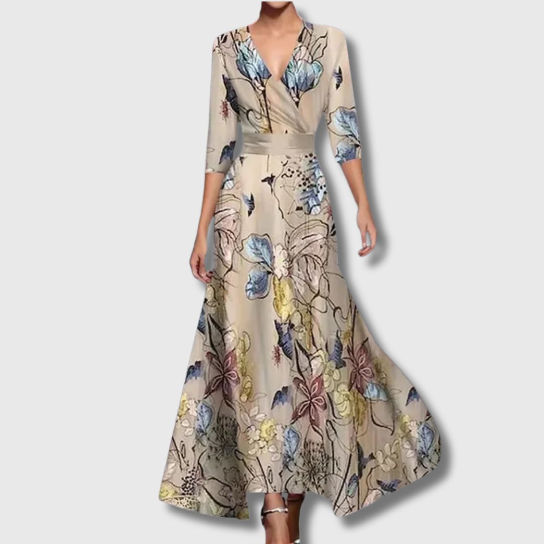 Sole | Handgefertigtes Maxikleid aus Premium-Material für stilvolle Anlässe