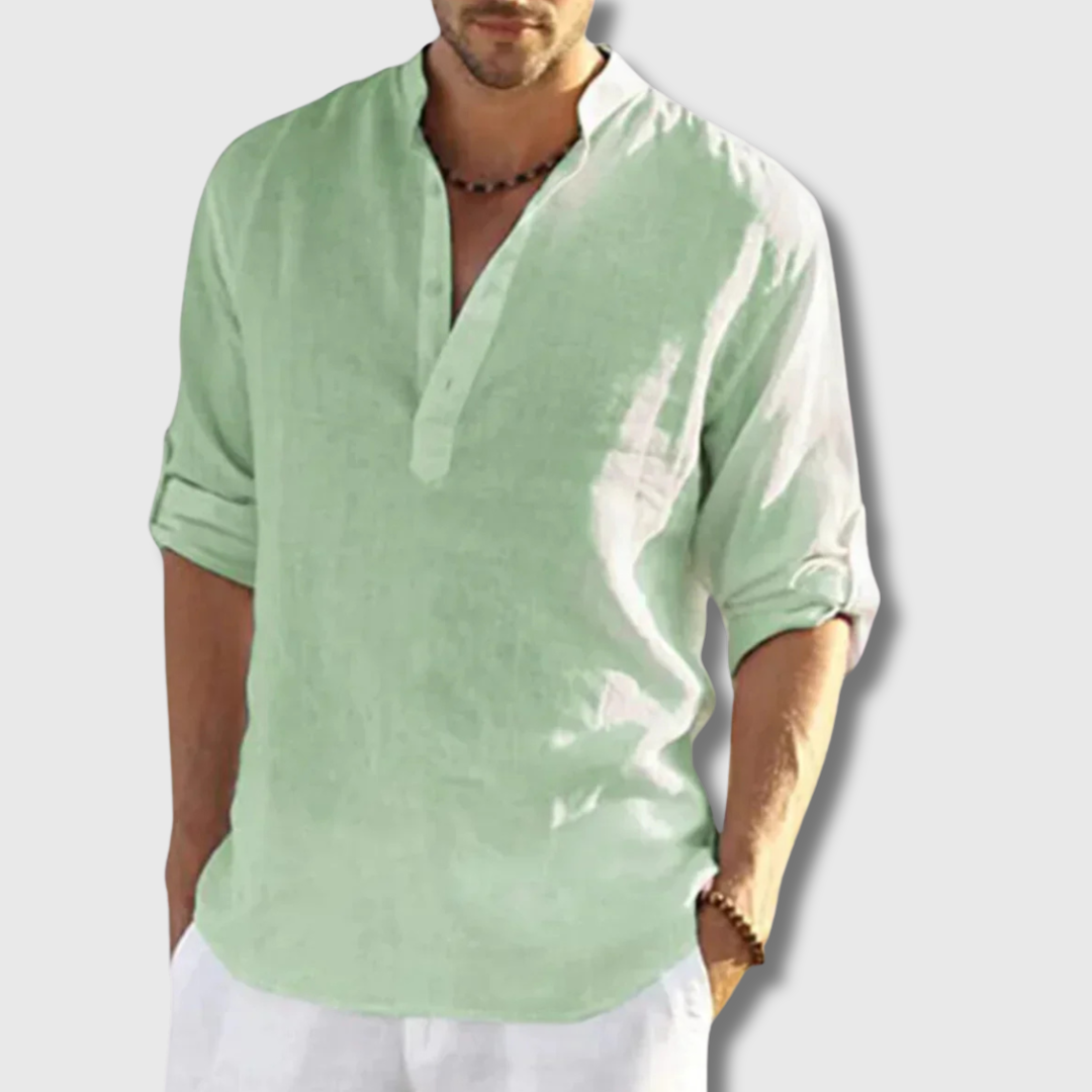 George| Leinenhemd handgefertigt – Perfekt für heiße Tage