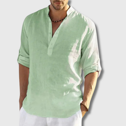George| Leinenhemd handgefertigt – Perfekt für heiße Tage