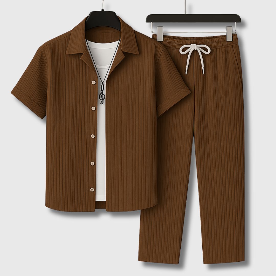 Ethan | Leichter Leinen-Zweiteiler für stilvolle Sommertage