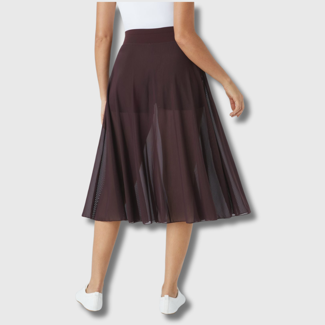 Emily | Hochtaillierter 2-in-1 Rock aus Premium-Stoff