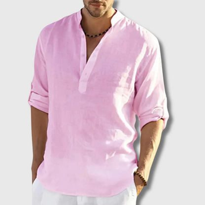 George| Leinenhemd handgefertigt – Perfekt für heiße Tage