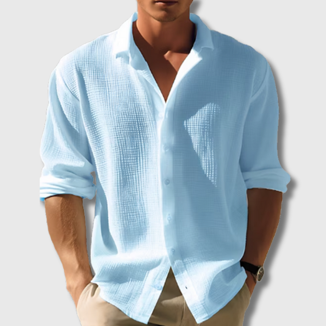 Noah | Sommerliches Button-Down-Hemd aus Premiumstoff