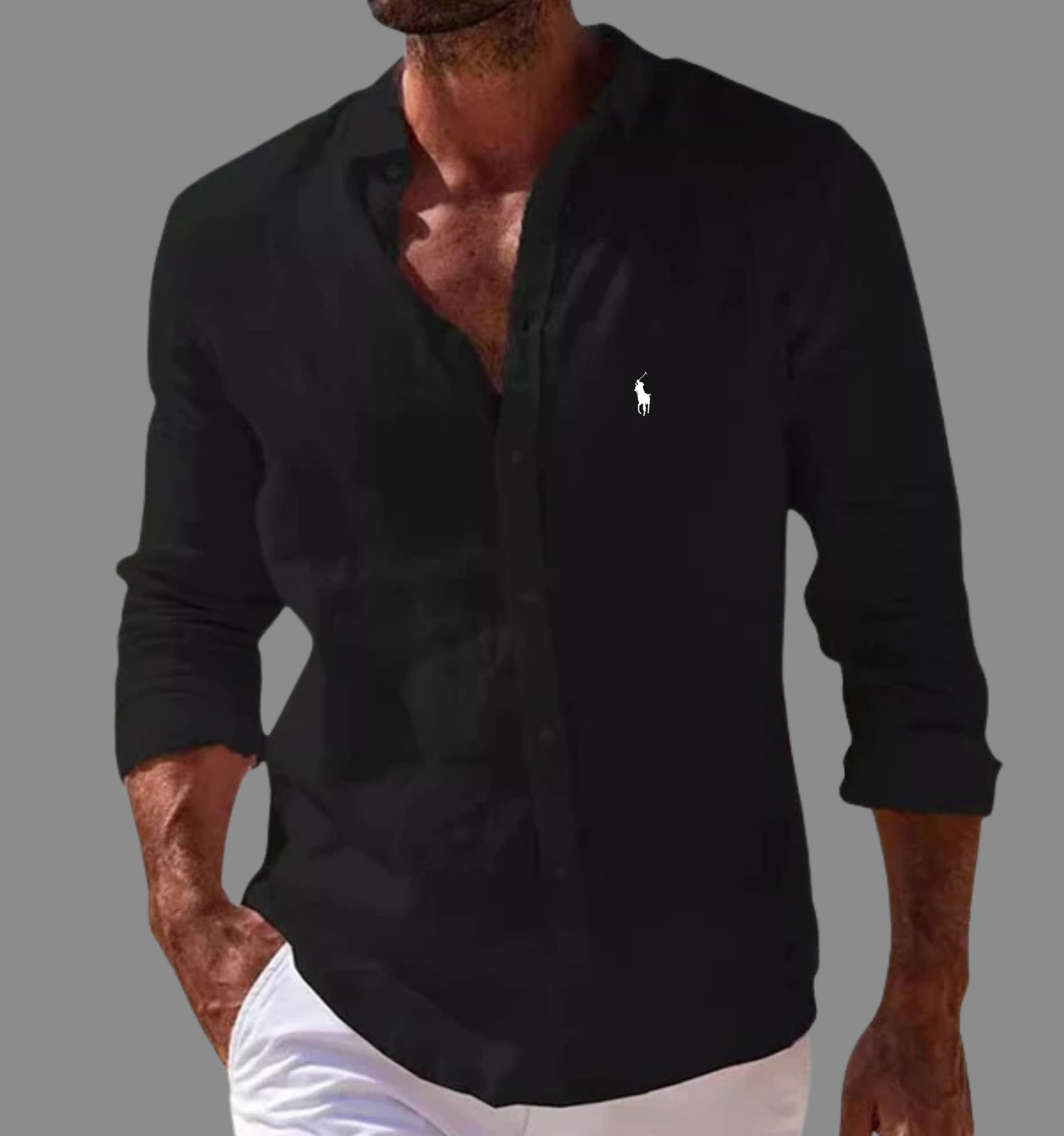 Men's classic linen shirt