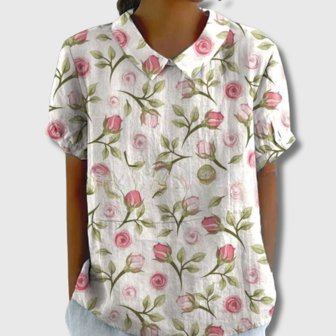 Jessica | Vintage-Bluse aus hochwertigem Material