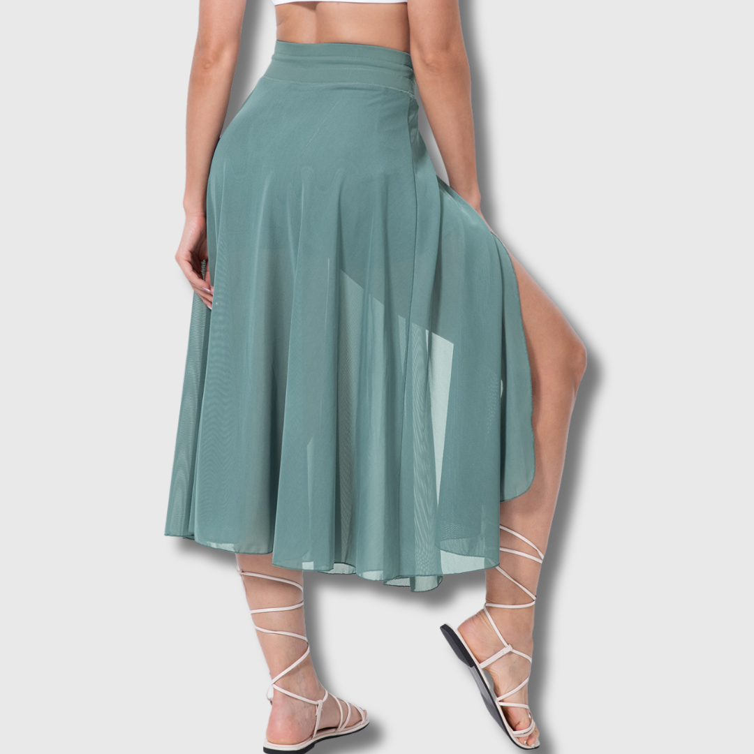 Emily | Hochtaillierter 2-in-1 Rock aus Premium-Stoff