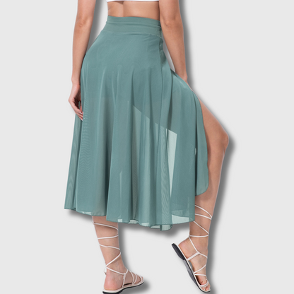 Emily | Hochtaillierter 2-in-1 Rock aus Premium-Stoff