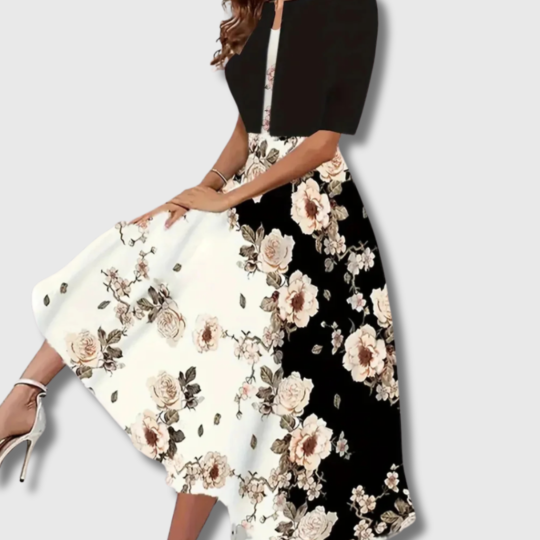 Nina| Abito blazer midi in lino premium per un'eleganza estiva