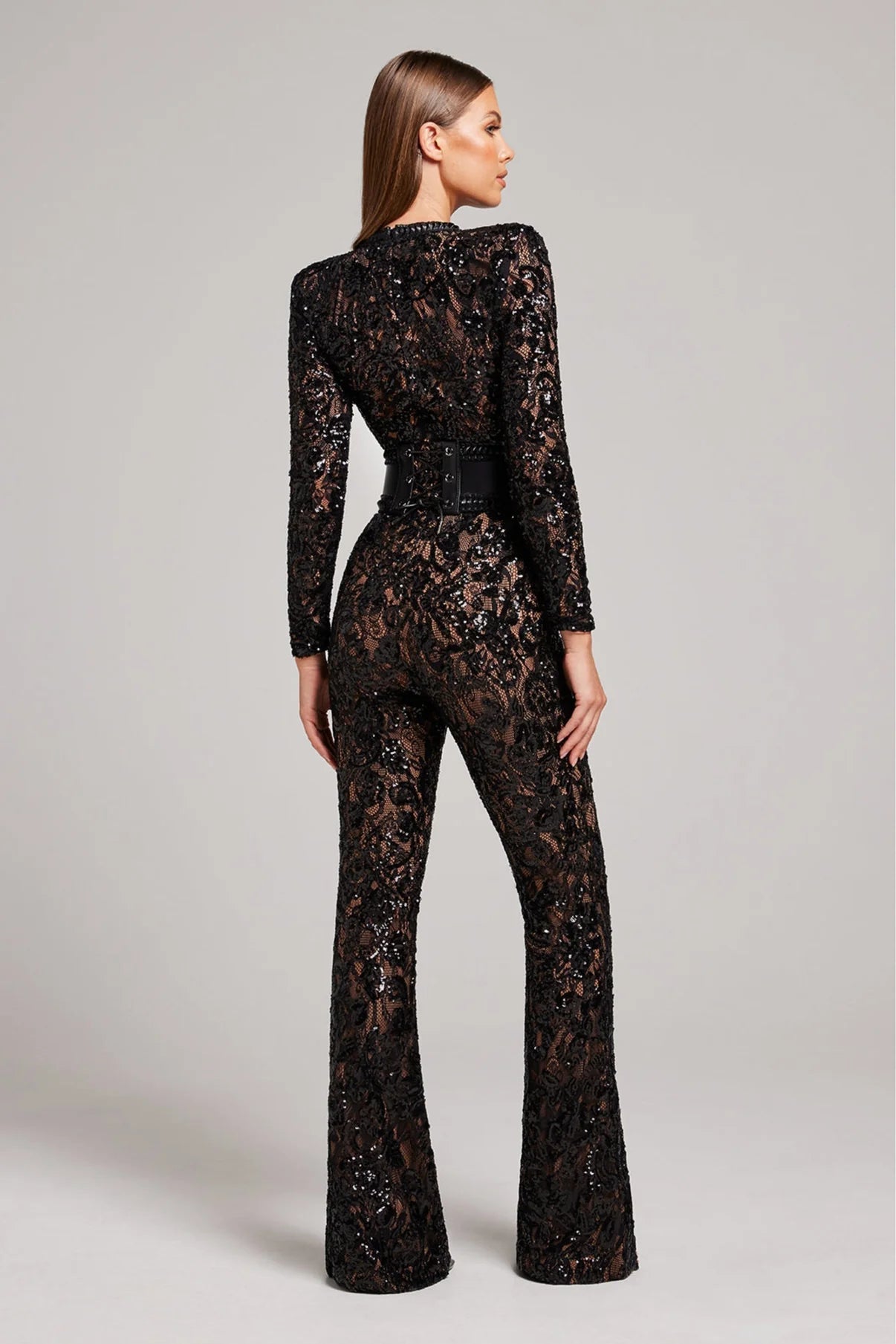 Amelia | Spitzen-Jumpsuit für elegante Abende