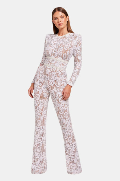 Amelia | Spitzen-Jumpsuit für elegante Abende
