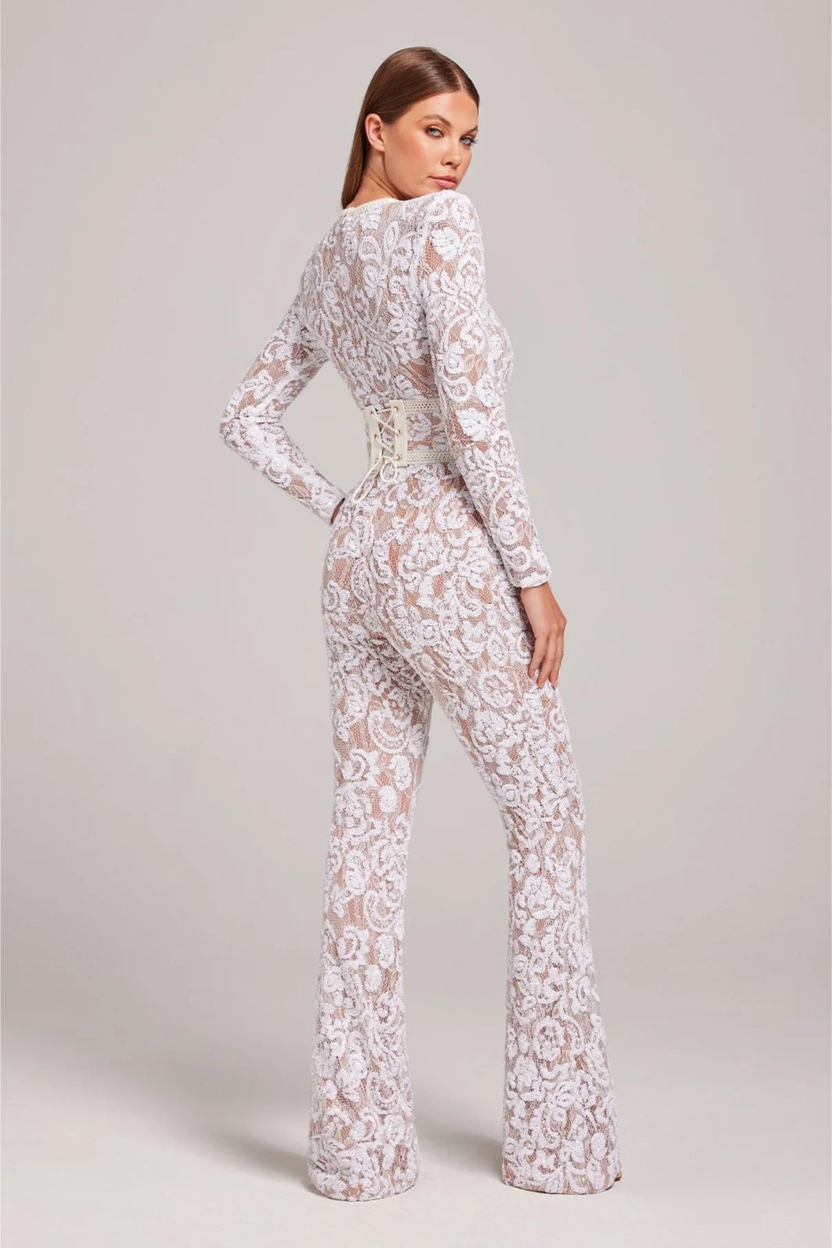 Amelia | Spitzen-Jumpsuit für elegante Abende